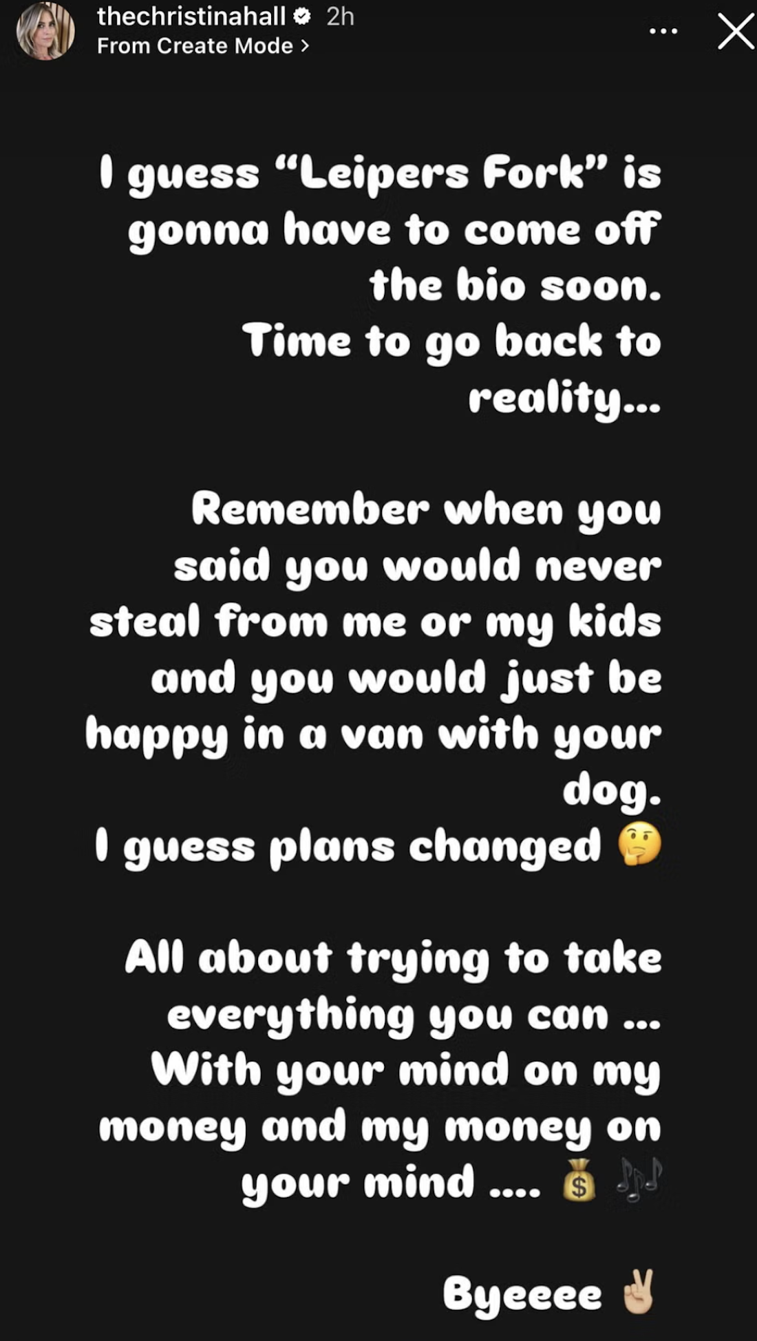 Christina Hall Instagram Stories